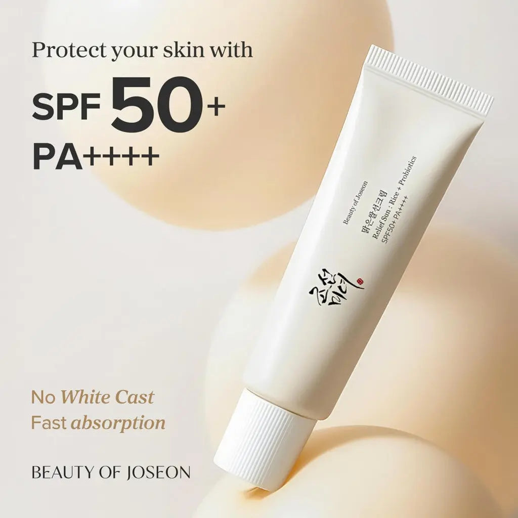Relief Sun Cream SPF 50 PA++++ Lightweight Hydrating Sunscreen - Beauty of Joseon Cosmetics