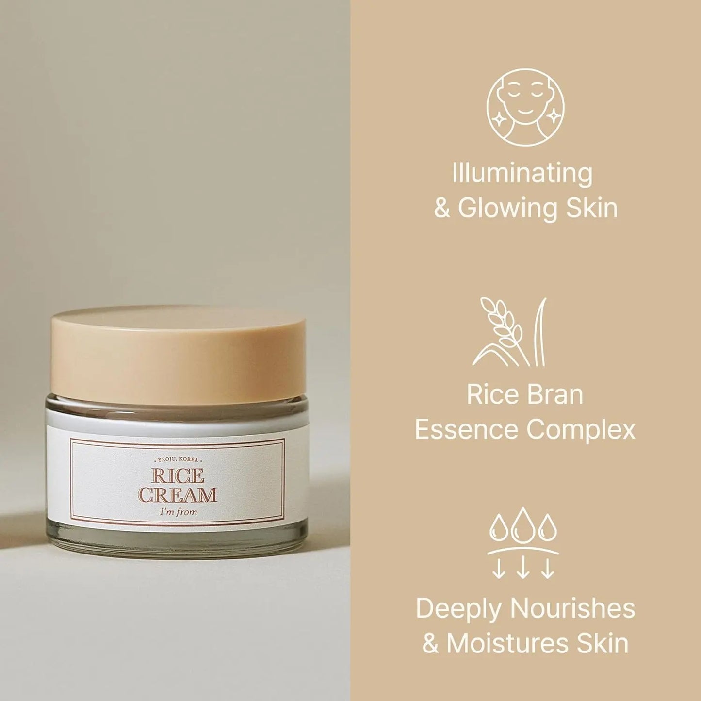 I'm from Rice Cream 1.76 Ounce Cosmetics