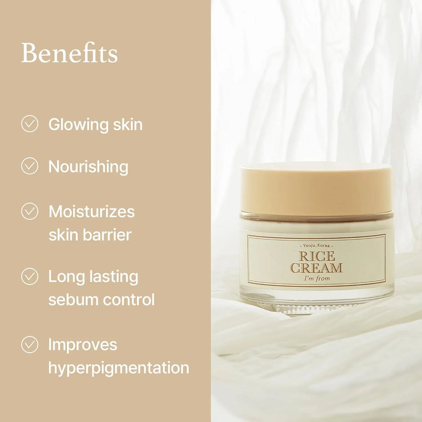 I'm from Rice Cream 1.76 Ounce Cosmetics