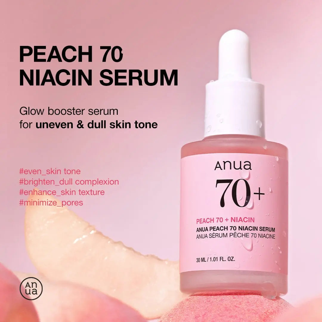 Peach 70% Niacinamide Serum - ANUA Cosmetics