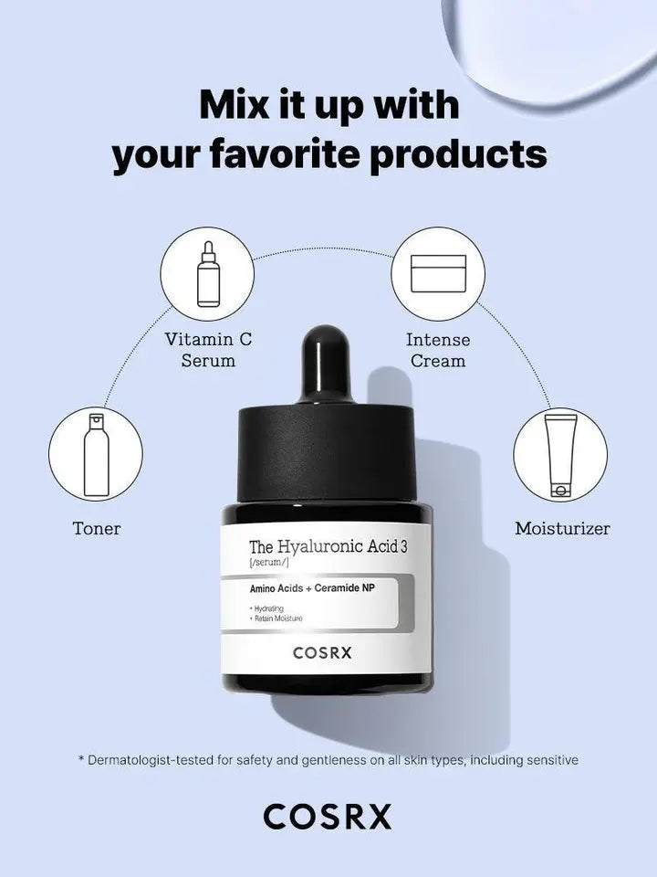 The Hyaluronic Acid 3 Serum - CORSX Cosmetics