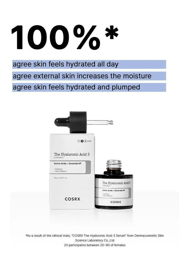 The Hyaluronic Acid 3 Serum - CORSX Cosmetics