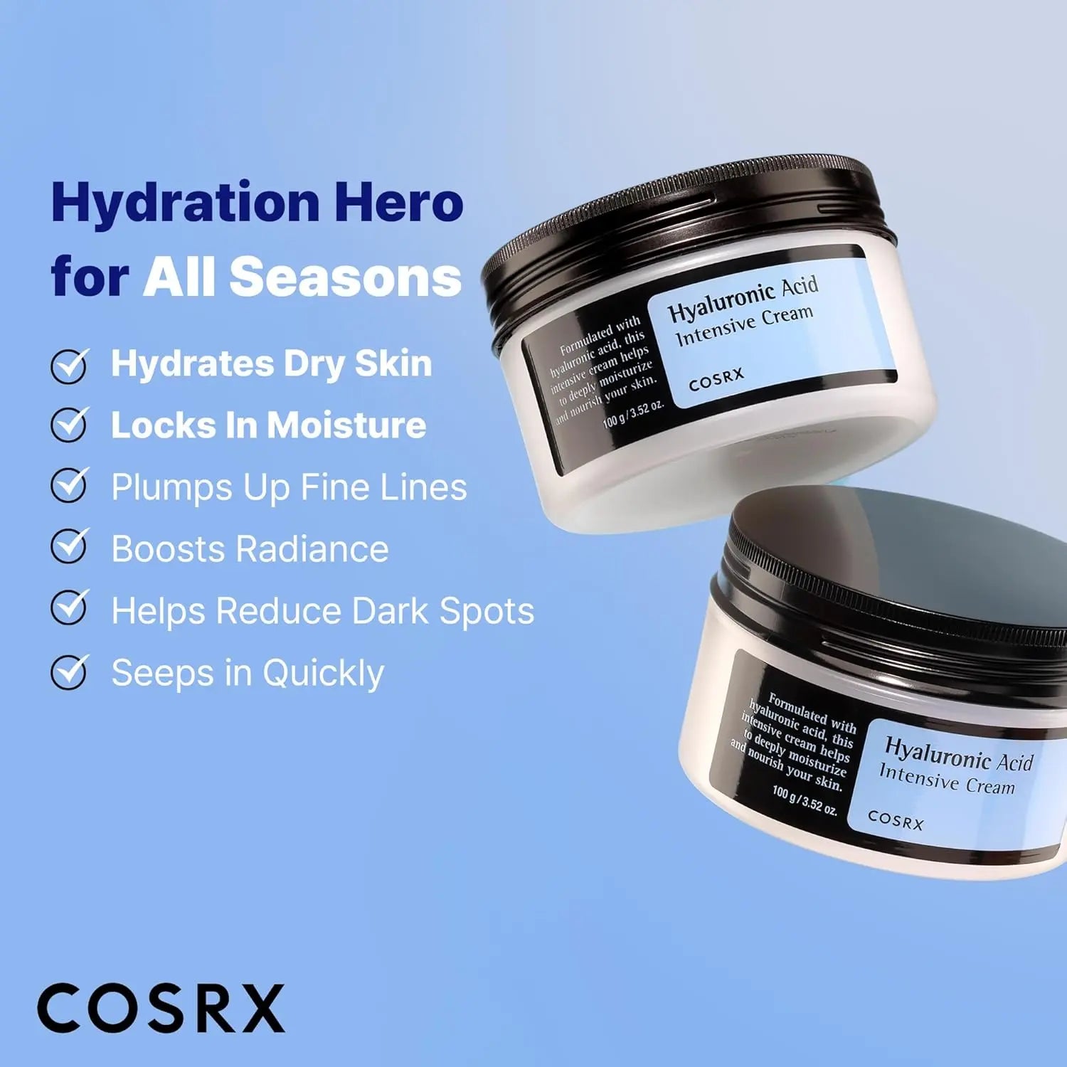 Hyaluronic Acid Intensive Cream - CORSX Cosmetics