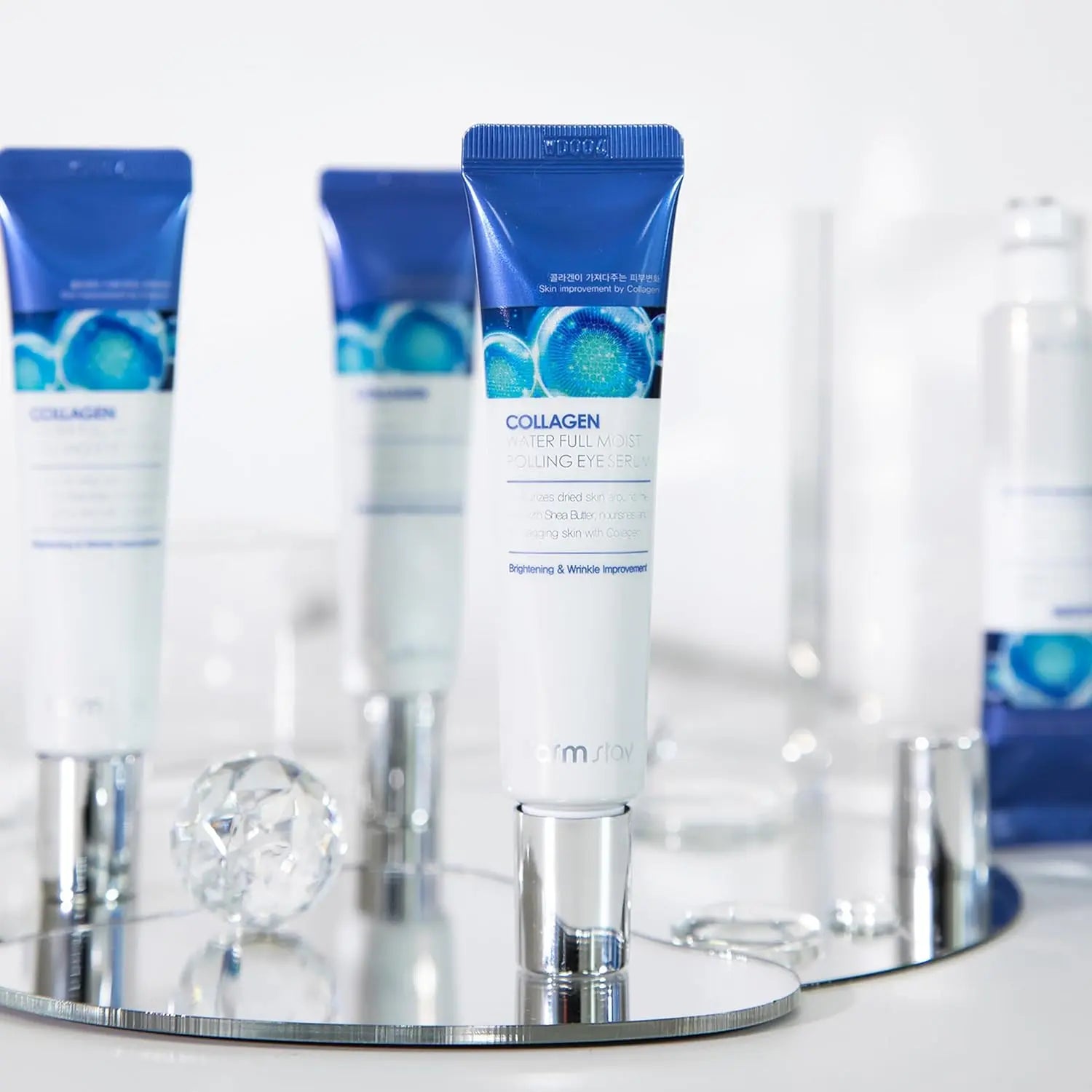 Collagen Water Full Moist Rolling Eye Serum - Farmstay Cosmetics