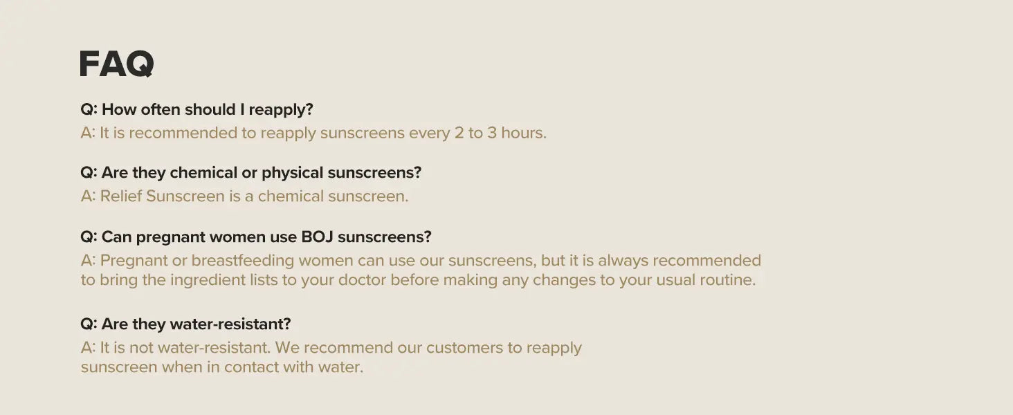Relief Sun Cream SPF 50 PA++++ Lightweight Hydrating Sunscreen  - Beauty of Joseon Cosmetics