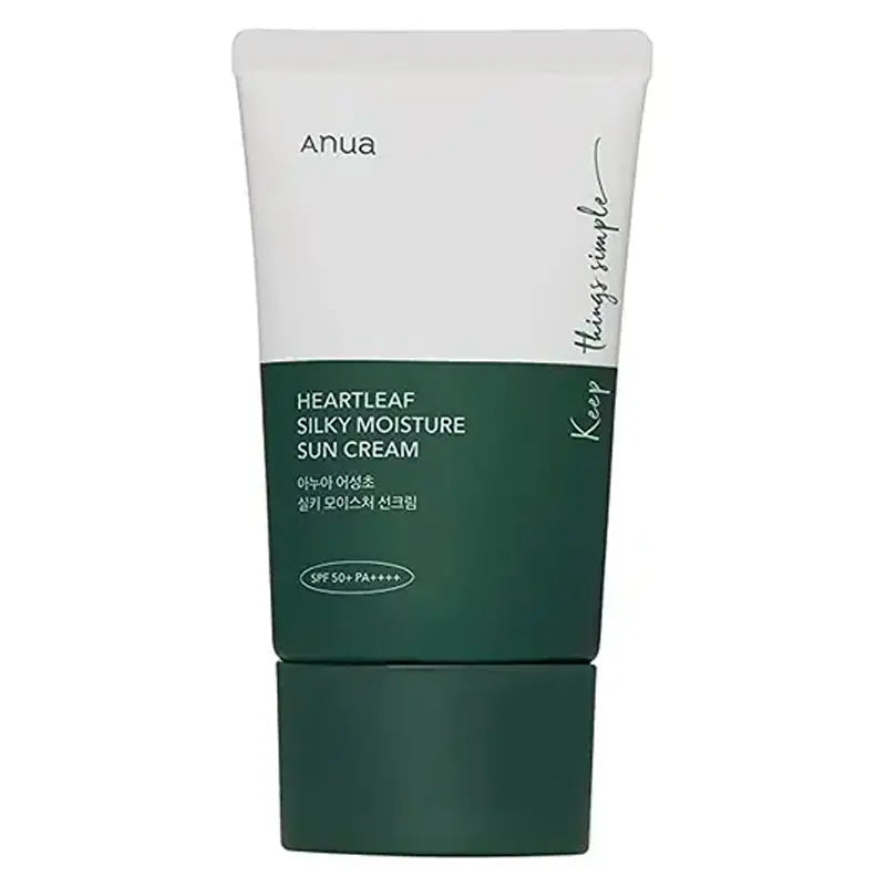 Heartleaf Silky Moisture Sun Cream | 50 mL - ANUA Cosmetics