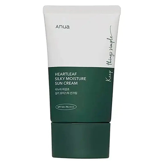 Heartleaf Silky Moisture Sun Cream | 50 mL - ANUA Cosmetics