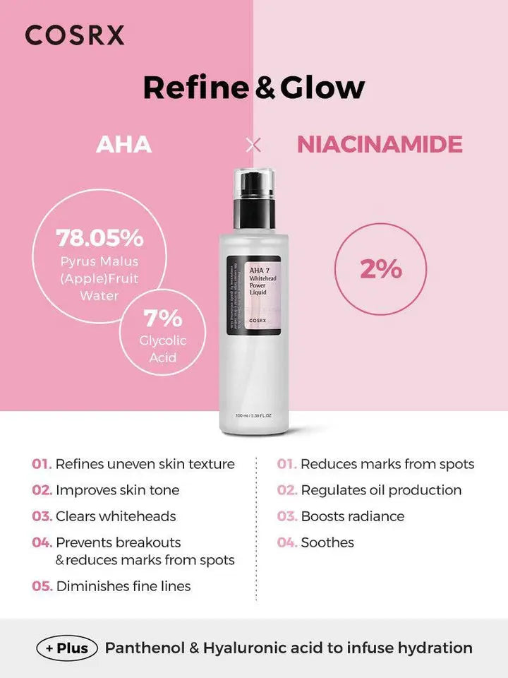 AHA 7 Whitehead Power Liquid - CORSX Cosmetics
