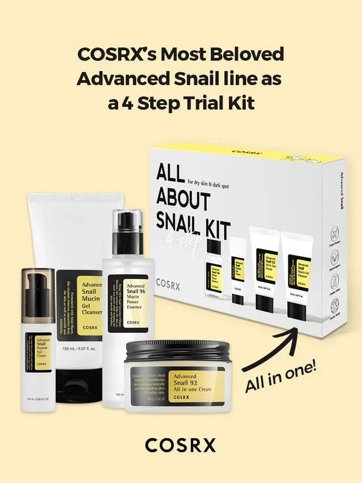 ALL ABOUT SNAIL KIT 4-step  - CORSX Cosmetics