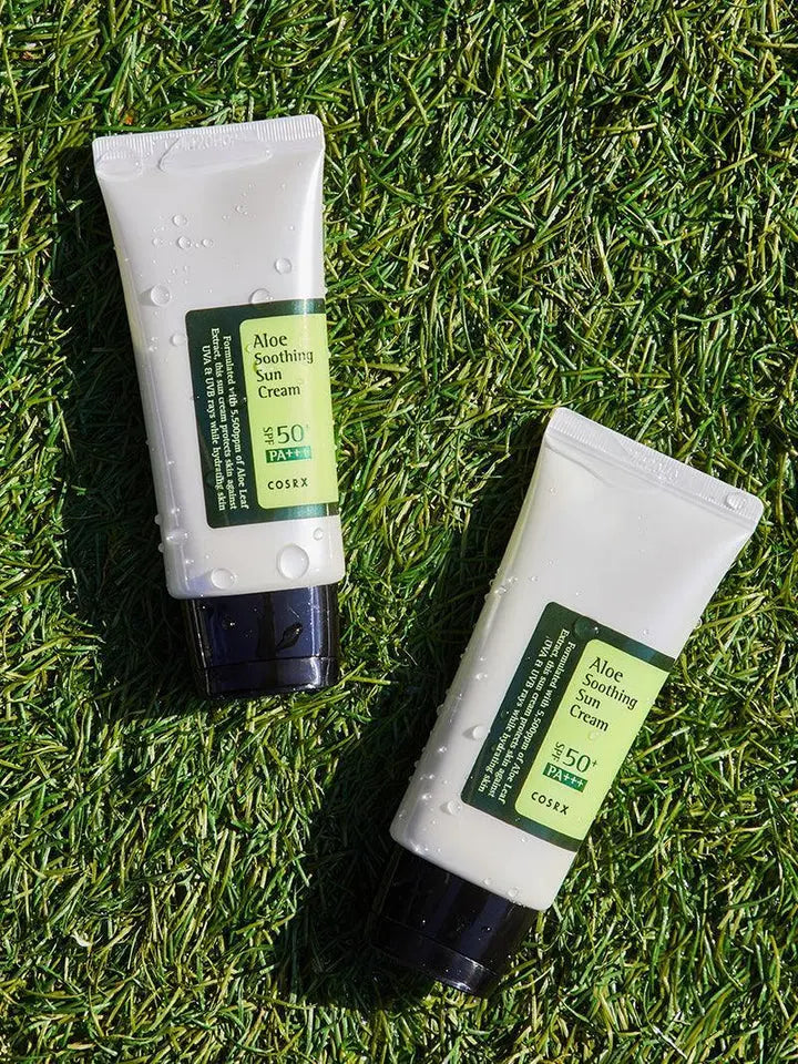 Aloe Soothing Sun Cream SPF50+/ PA+++ - CORSX Cosmetics