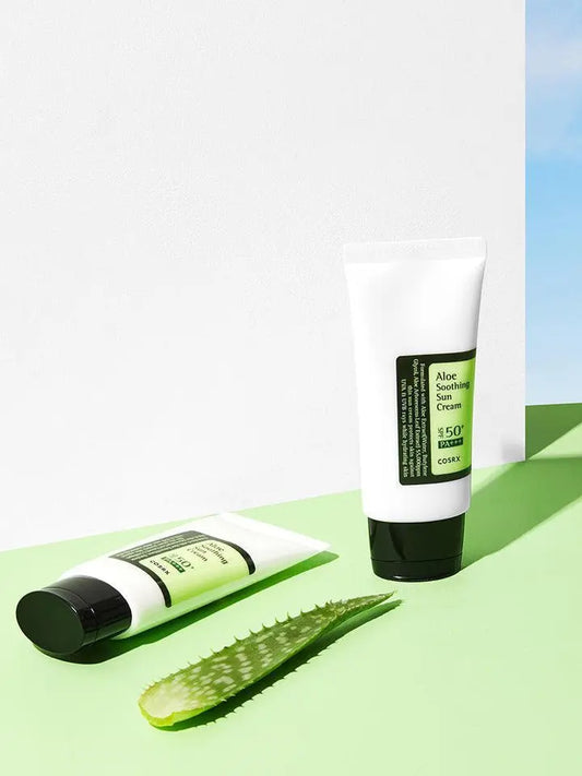 Aloe Soothing Sun Cream SPF50+/ PA+++ - CORSX Cosmetics