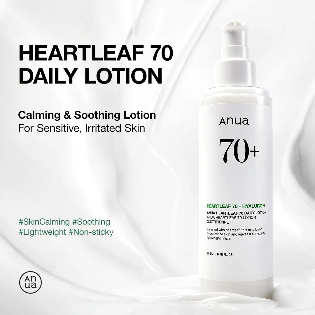 Heartleaf 70 Daily Lotion - ANUA Cosmetics