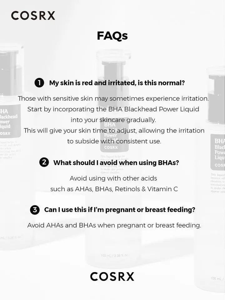 BHA Blackhead Power Liquid - CORSX Cosmetics