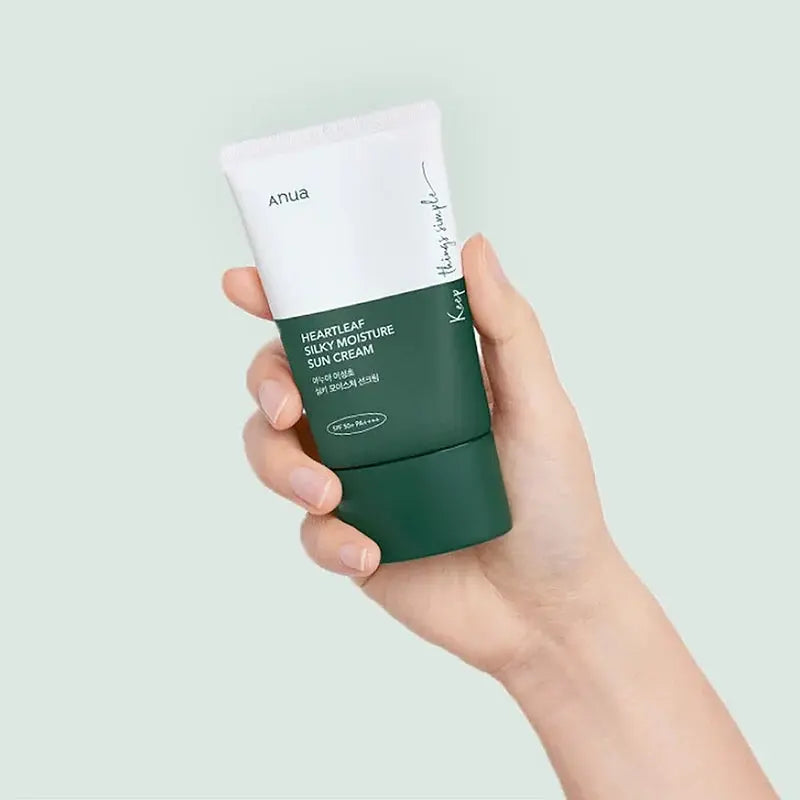 Heartleaf Silky Moisture Sun Cream | 50 mL - ANUA Cosmetics